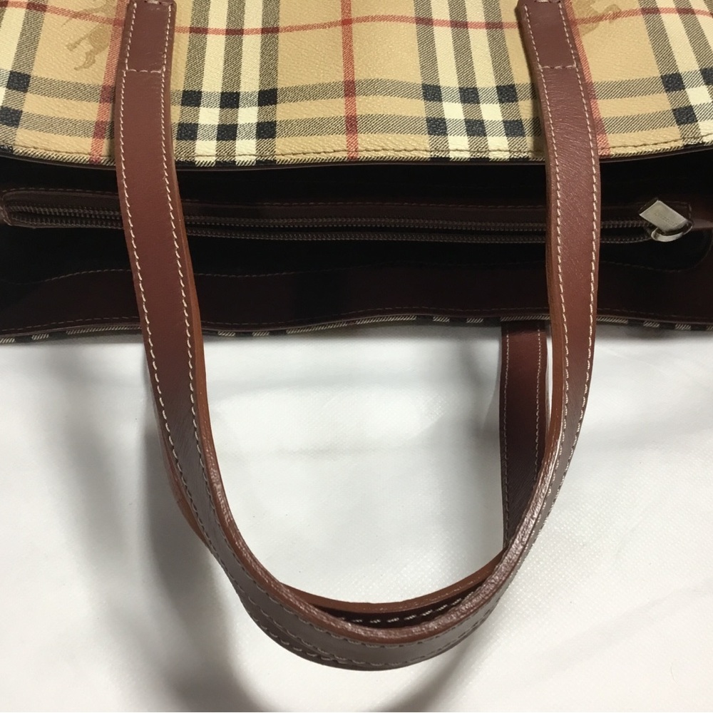 Authentic Burberry Triple Compartment Handbag - Picture 9 of 16